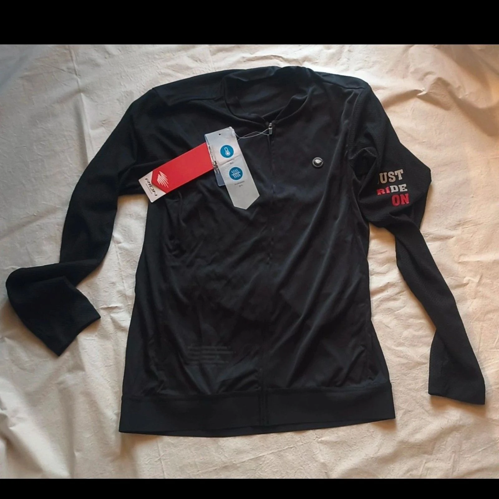 Chaqueta maillot de ciclismo rion manga larga homme men - nuevo con etiquetas neuf nwt talla s